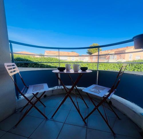 T2 proche plage, parking et terrasse