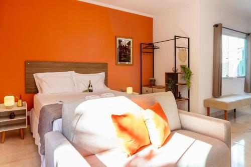 Charmoso na Vila Madalena com AC e Cama Queen in อัลโต เด ปินเยย์โรส