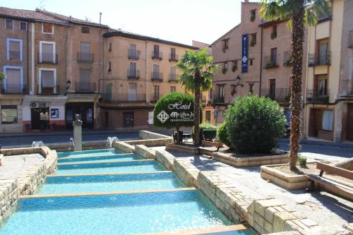 Bejárat, Hotel Apartamentos Melihah in Daroca