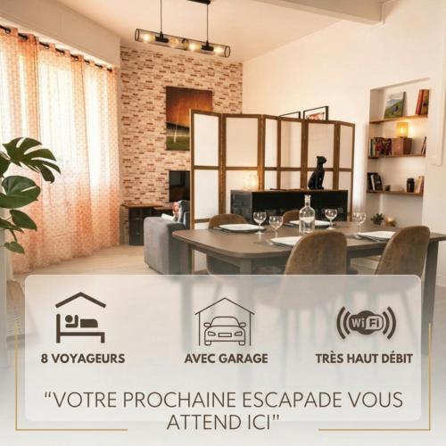 "Le cocon de Sapiac" grand appartement avec garage