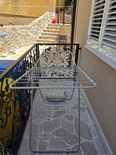 Balcony/terrace, Apartman Ucho near the beach in Bacina