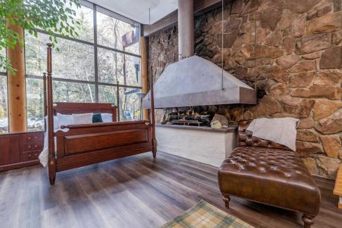 Historic Lodge located on Big Cottonwood River in Snowbird Lodge (UT)