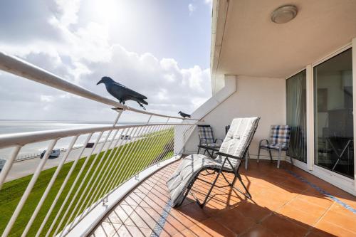 Exklusive Ferienwohnung am Südstrand mit Panoramabalkon & Meerblick Wohnung 92 in Wilhelmshaven, Deutschland