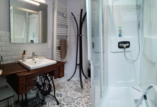 Shower, La petite maison des 25 roses in Châtel-Censoir