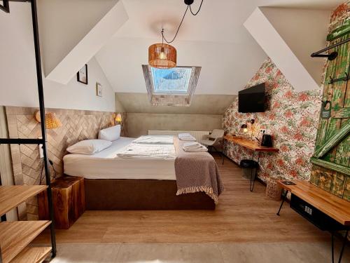 1 double bed