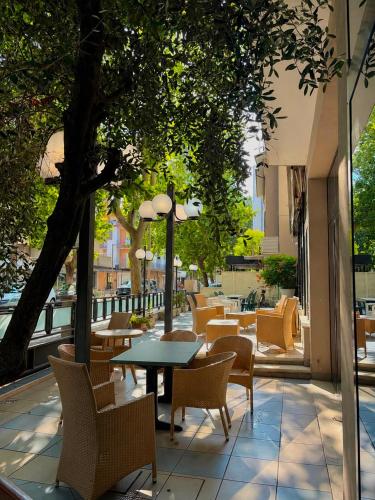 A szálláshely kívülről, Hotel Caracas in Cattolica
