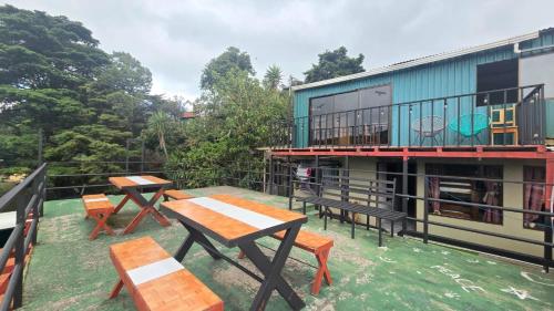 발코니/테라스, Monteverde Monkey Hostel in 몬테베르데