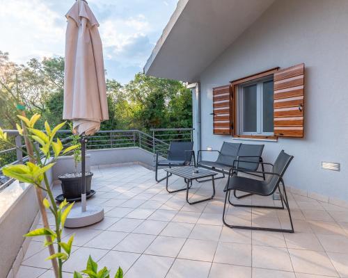Balkons/terase, Villa Omaha in Rašćane