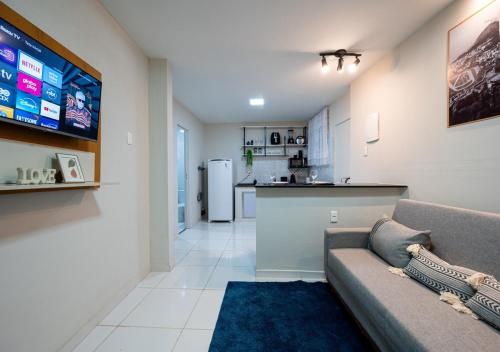 Kitchen, Apartamento Completo 600m Shopping Sulacap CEFAP Vila Militar Wi-Fi e Ar-condicionado in Realengo