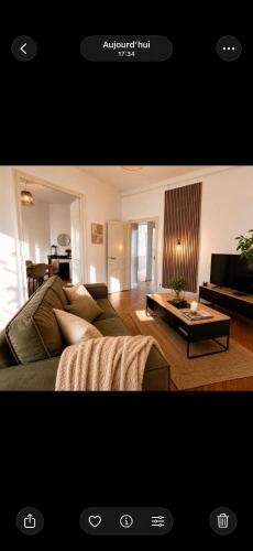 F4 Cosy Centre Moulins - 3 chambres lits doubles -idéal Famille & Séjour Pro - Location saisonnière - Moulins