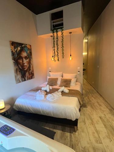 Suite Spa Privatif Jacuzzi & Cinéma (Suite Spa Privatif Jacuzzi & Cinema) in Gignac