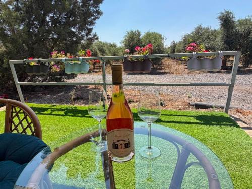Garden, בקתה במטע בגולן in Eliad
