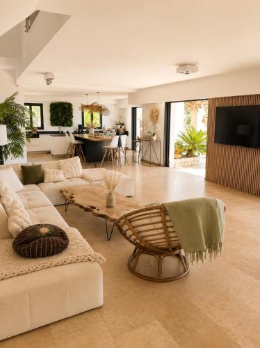 Villa spacieuse vue mer avec climatisation