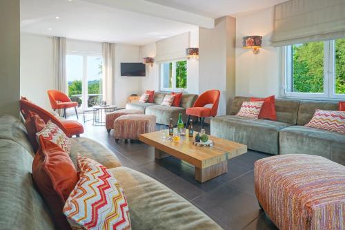 Aufenthaltsraum/TV-Zimmer, Le Bonheur de la Cascade 24 pers - Malmedy, wellness, jardin, confort in Malmedy