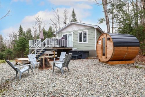 Spa & Sauna - Chalet de l'Ours noir in Notrdama Debuā (QC)