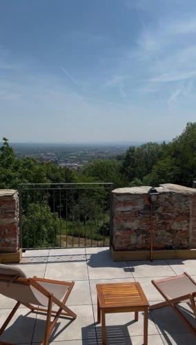 Rõdu/terrass, Da Noi Panoramic Guest Stay Camera Orizzonte in Cuorgne
