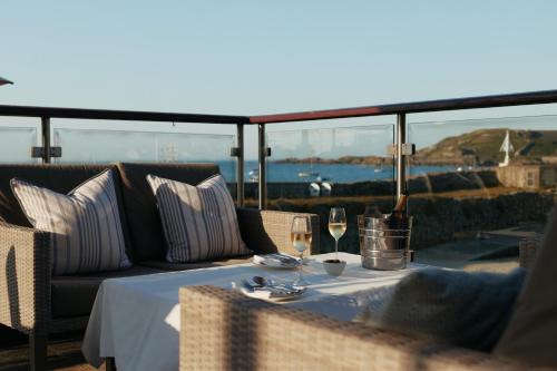 발코니/테라스, Braye Beach Hotel, Alderney in 브레이