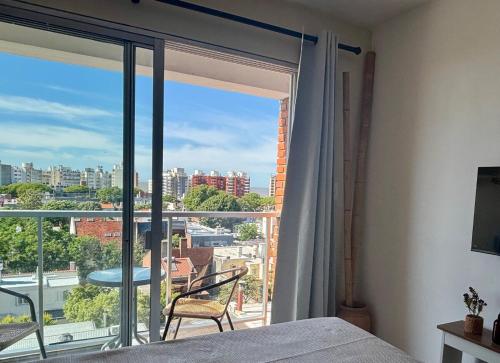 Apartment with a beautiful view in Pocitos