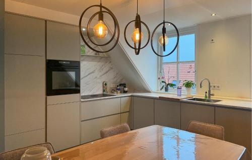 Kitchen, Amazing Home In Stavenisse With Sauna in Tholen