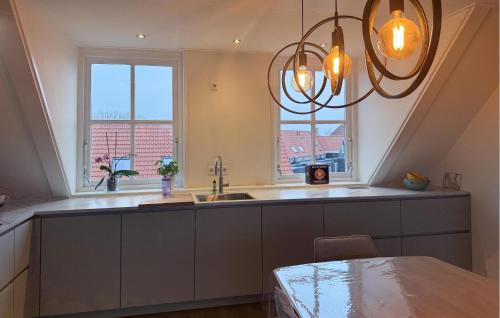 Kitchen, Amazing Home In Stavenisse With Sauna in Tholen