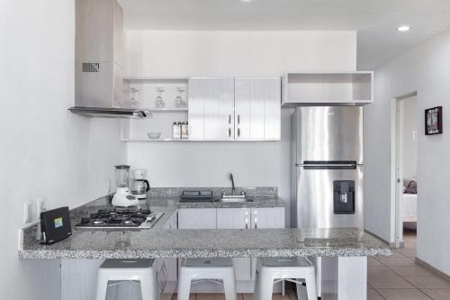 3Bdrm Apt wPool & AC, 6 guests, Bambú Residencial