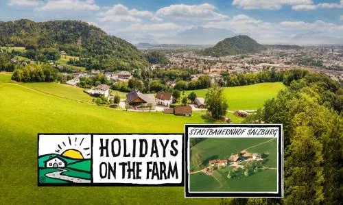 Stadtbauernhof Salzburg - Ferienwohnung - Gut Unterleithen - farm & the city in Salzburg, Österreich