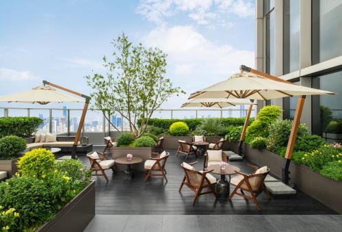 Balcony/terrace, The Ritz-Carlton, Wuhan in Jianghan Road Wuguang Commercial Area