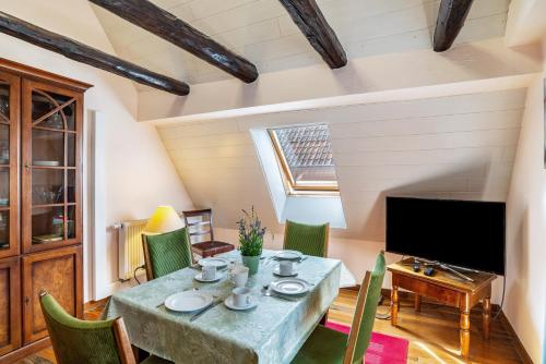 Hotelli välisilme, Ferienwohnung Blaues Haus in Forst