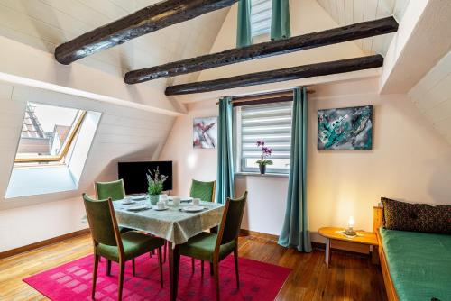 Hotelli välisilme, Ferienwohnung Blaues Haus in Forst