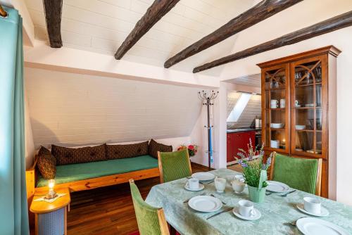 Hotelli välisilme, Ferienwohnung Blaues Haus in Forst
