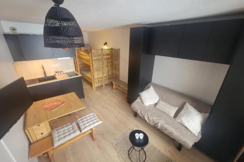 Cosy studio vue montagne, 4 pers, pkg