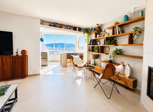 Appartement avec vue panoramique Salle de sport