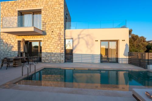 Villa Gaia - Stone Villa with Pool near Matala & Kommos gîte à louer Sívas