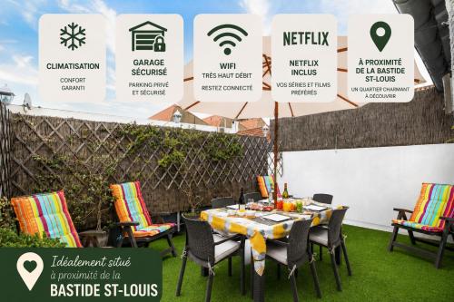Maison Châteaudun - Clim, Terrasse & Garage Privé