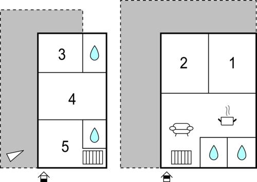 Floor plans, Casa Costa Verde in Portu Maga