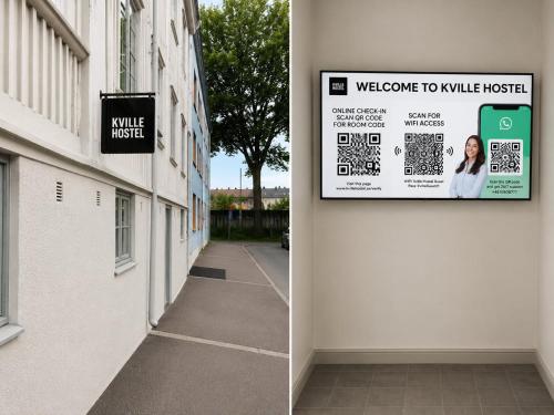 Entrée, Kville Hostel in Göteborg