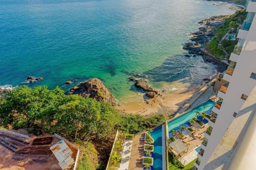 Kilátás, ON09 Apart 2/4 Cond. c/ Piscina 20m da Praia in Barra
