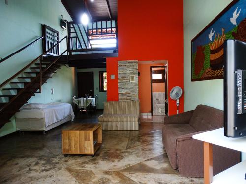 One-Bedroom Chalet room in Pousada Arraial Das Cores