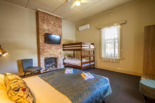Room, family, shared bathroom