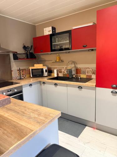 Kitchen, Le Clos Tranquille in Bleneau