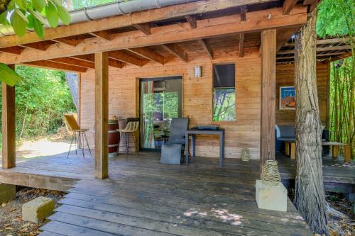 Charmant chalet Le Robinson in Saint-Marcellin-les-Vaison