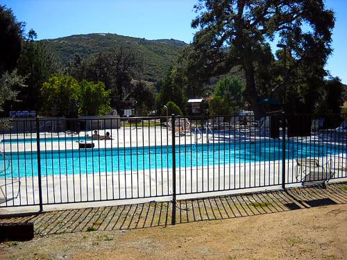 Swimming pool, Oakzanita Springs Camping Resort Cabin 2 in Descanso (CA)