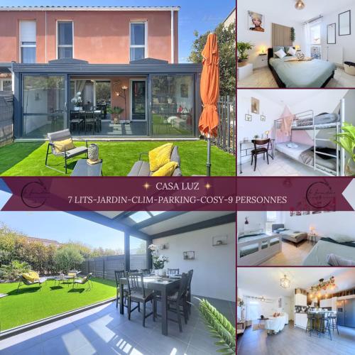 Casa Luz - 9 personnes, Cosy, Jardin, 7 lits, CLIM en été - Location saisonnière - Istres