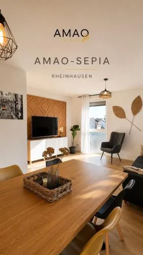 AMAO-Sepia - Spacious Family Apartment - 6 Guests - Parking in Rheinhausen, Deutschland