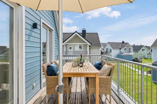 Balcony/terrace, Ferienwohnung Seeschwalbe Olpenitz in Olpenitz
