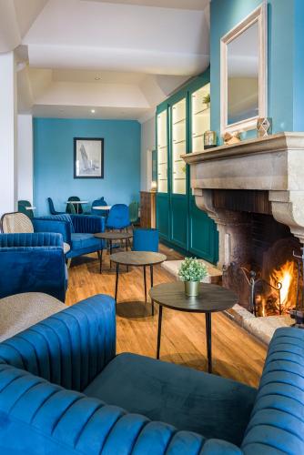 حانة/استراحة, SOWELL HOTELS Le Beach in Trouville Sur Mer
