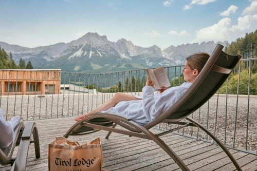 Sauna, Tirol Lodge in Ellmau