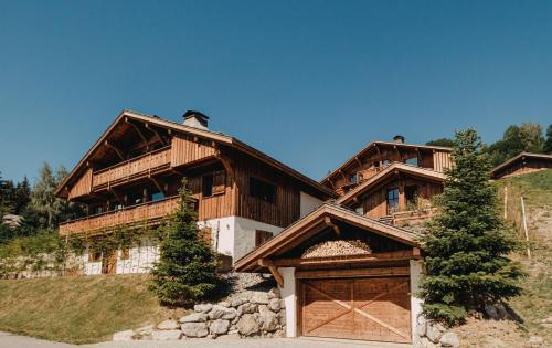 MAISON DOMINOS Chalet de Luxe 5 chambres Vue MontBlanc ,Spa, Jacuzzi, Salle de sport