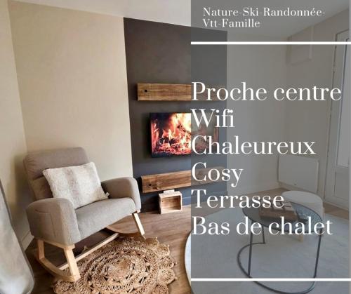 Cozy apartment for 4 people in Allos, ground floor of chalet