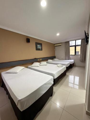 1 double bed, 3 twin beds